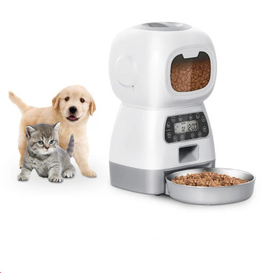 Automatic Pet Feeder for Dog and Cat Dry Food Portion Control