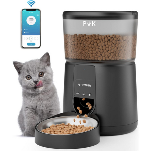 Smart Cat Food Dispenser Automatic Pet Feeder with Portion Control