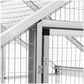 XXL Aluminum Outdoor Bird Aviary 48 x 70 x 77 Inches with 63 x 24 Inch Door