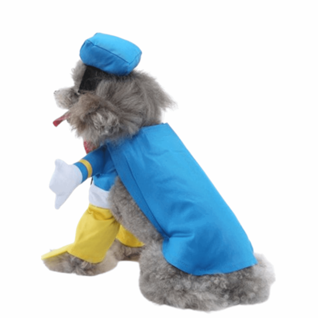 Donald Pet Costume for Cats and Dogs Cute Pet Outfit for Halloween and Parties