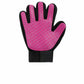 Dog Grooming and Massage Glove for Pet Hair Removal and Bathing