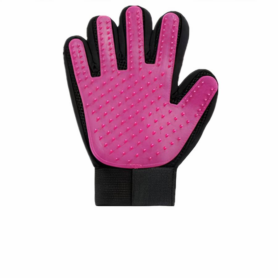 Dog Grooming and Massage Glove for Pet Hair Removal and Bathing