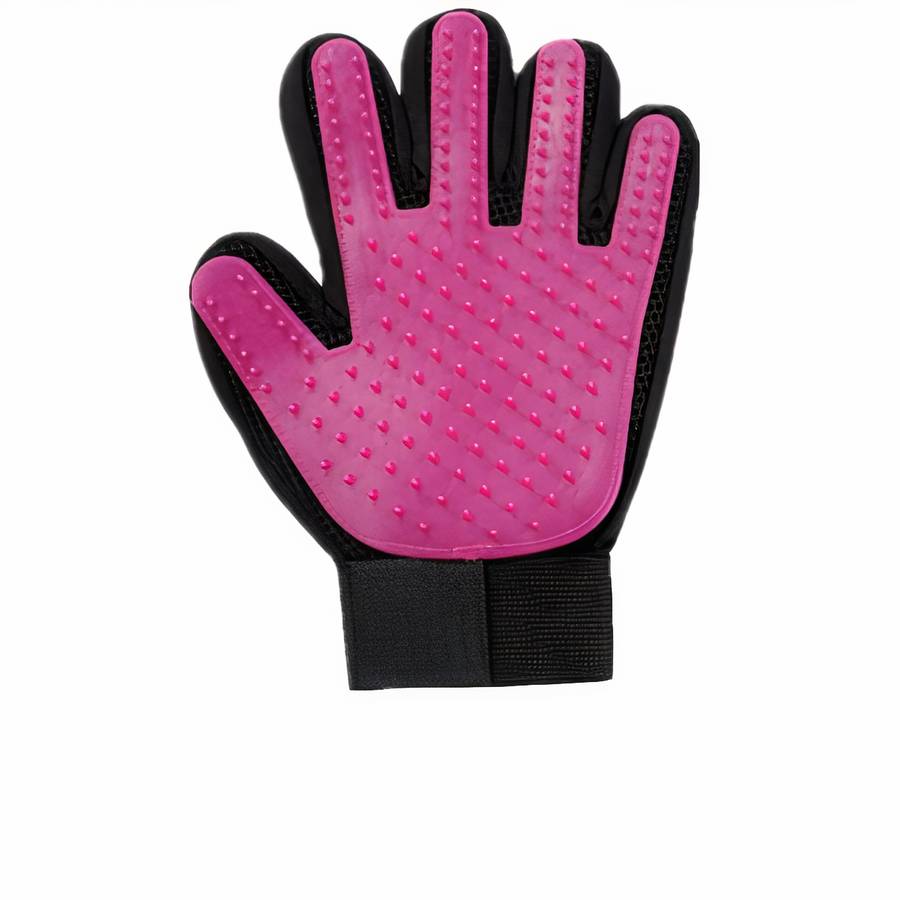 Dog Grooming and Massage Glove for Pet Hair Removal and Bathing