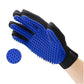 Dog Grooming and Massage Glove for Pet Hair Removal and Bathing