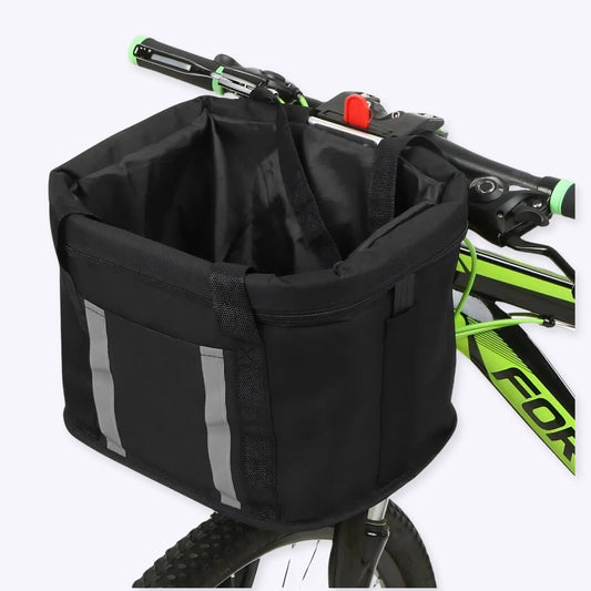 Dog Bike Basket Pet Carrier for Bicycle Front Mount