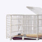 White Double Door Dog Playpen Fence Pet Enclosure