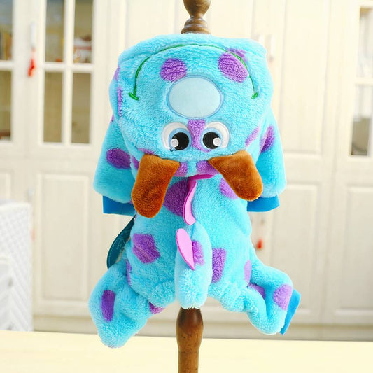 Cute Thick Hooded Dog Coat Warm Pet Jacket for Small Medium Dogs