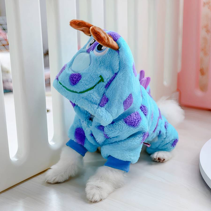 Cute Thick Hooded Dog Coat Warm Pet Jacket for Small Medium Dogs