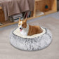 XXL Gray Cotton and Plush Dog Bed Basket Pet Crate Soft Cozy Large Dog Bed