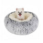 XXL Gray Cotton and Plush Dog Bed Basket Pet Crate Soft Cozy Large Dog Bed