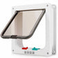 Dog Flap Door Pet Access Door for Dogs with Lockable Panel