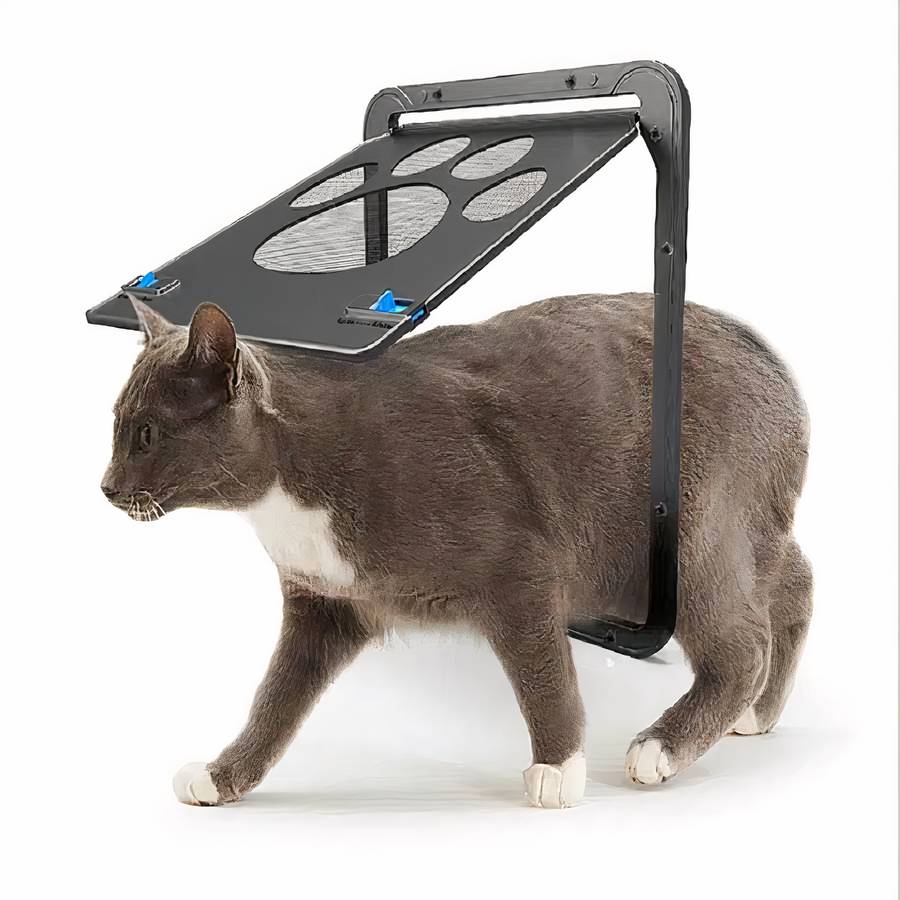 Dog Door Pet Flap for Dogs Adjustable Easy Installation