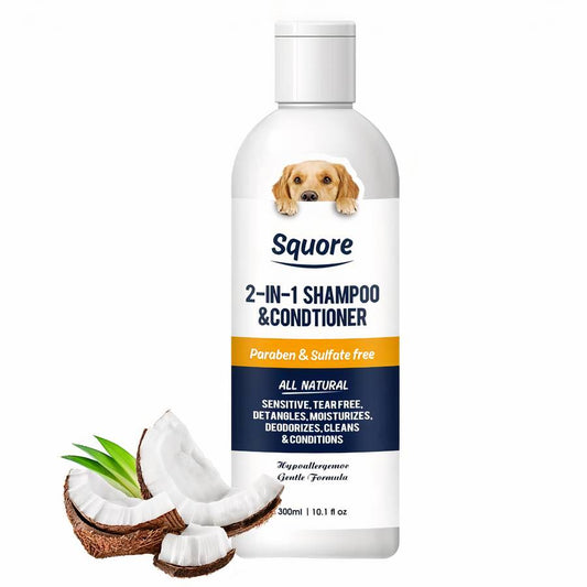 Natural Dog Shampoo for Sensitive Skin and Coat Care