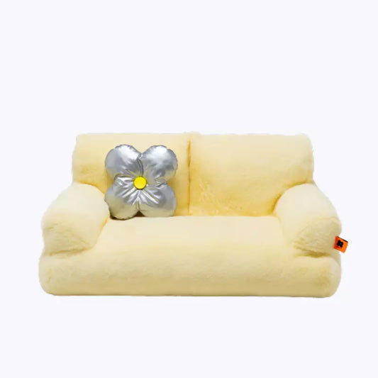 Cat Sofa Bed Plush Pet Couch Comfortable Cat Furniture
