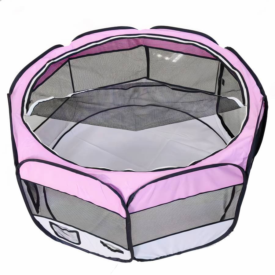 Foldable Octagon Dog Tent Portable Pet Shelter Outdoor Canopy