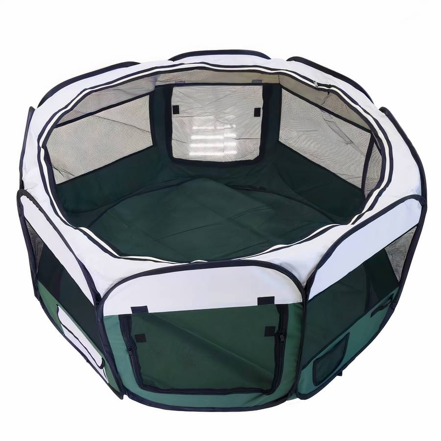 Foldable Octagon Dog Tent Portable Pet Shelter Outdoor Canopy