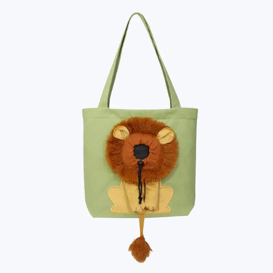 Lion Cat Print Tote Bag Canvas Shopper Reusable Eco Friendly Handbag