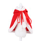 Christmas Santa Claus Cape Costume for Cats Pet Holiday Outfit