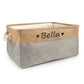 Custom Pet Storage Basket Personalized Organizer for Pets
