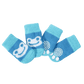 Dog Socks Non Slip Blue Frog Pattern Pet Socks for Puppies and Small Dogs