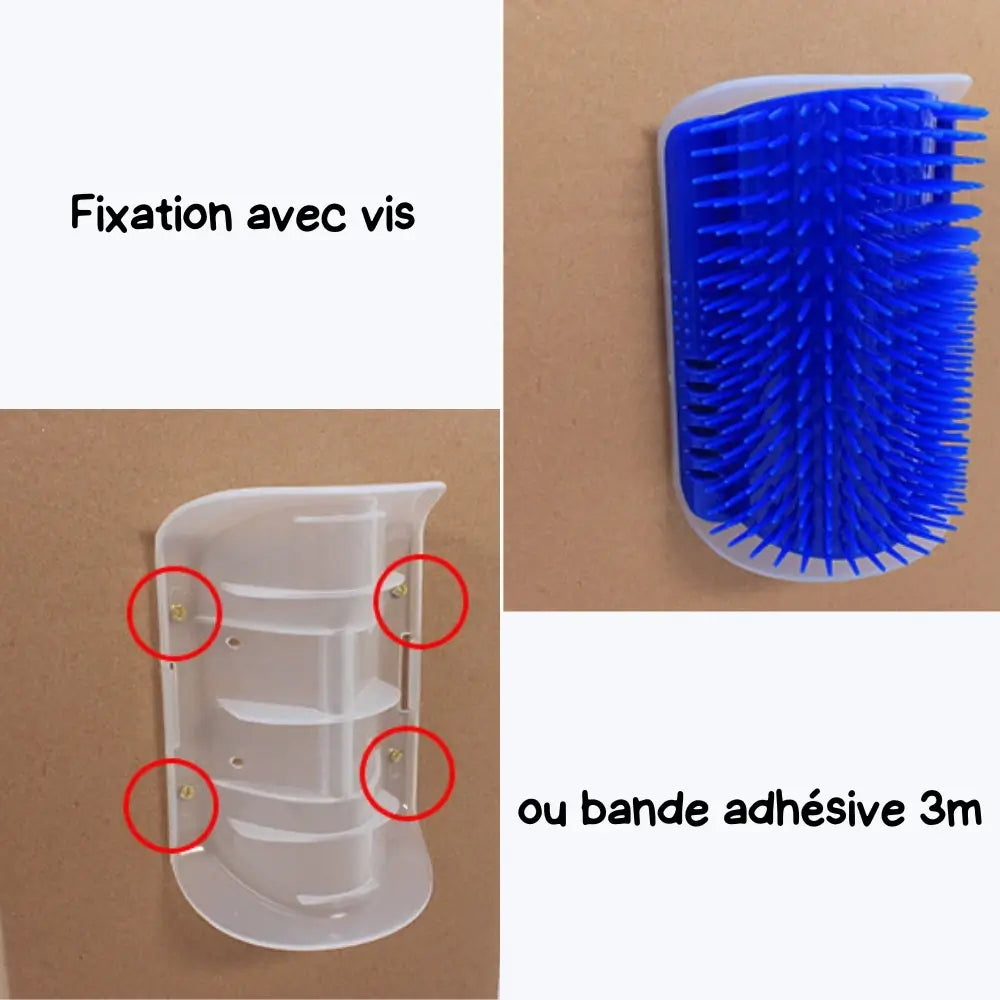 Cat Wall Brush Grooming Tool for Cats Hair Removal and Massage