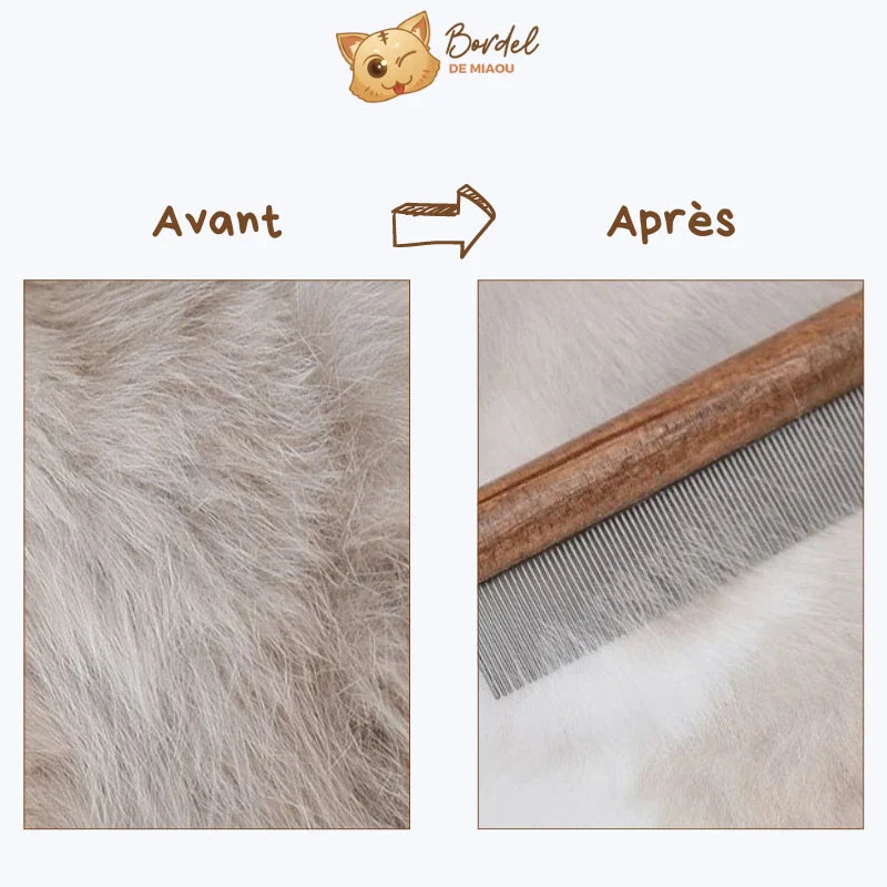 Cat Flea Comb Grooming Brush Natural Pest Control