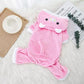 Cat Costume with Cow Print Hoodie Animal Onesie Pajamas
