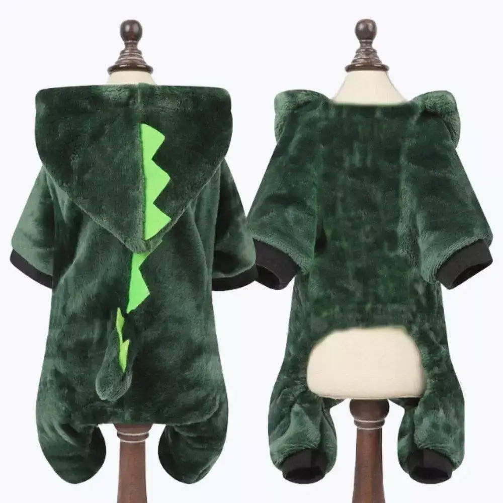 Dinosaur Hoodie Cat Costume Kids Animal Pajamas Dress Up
