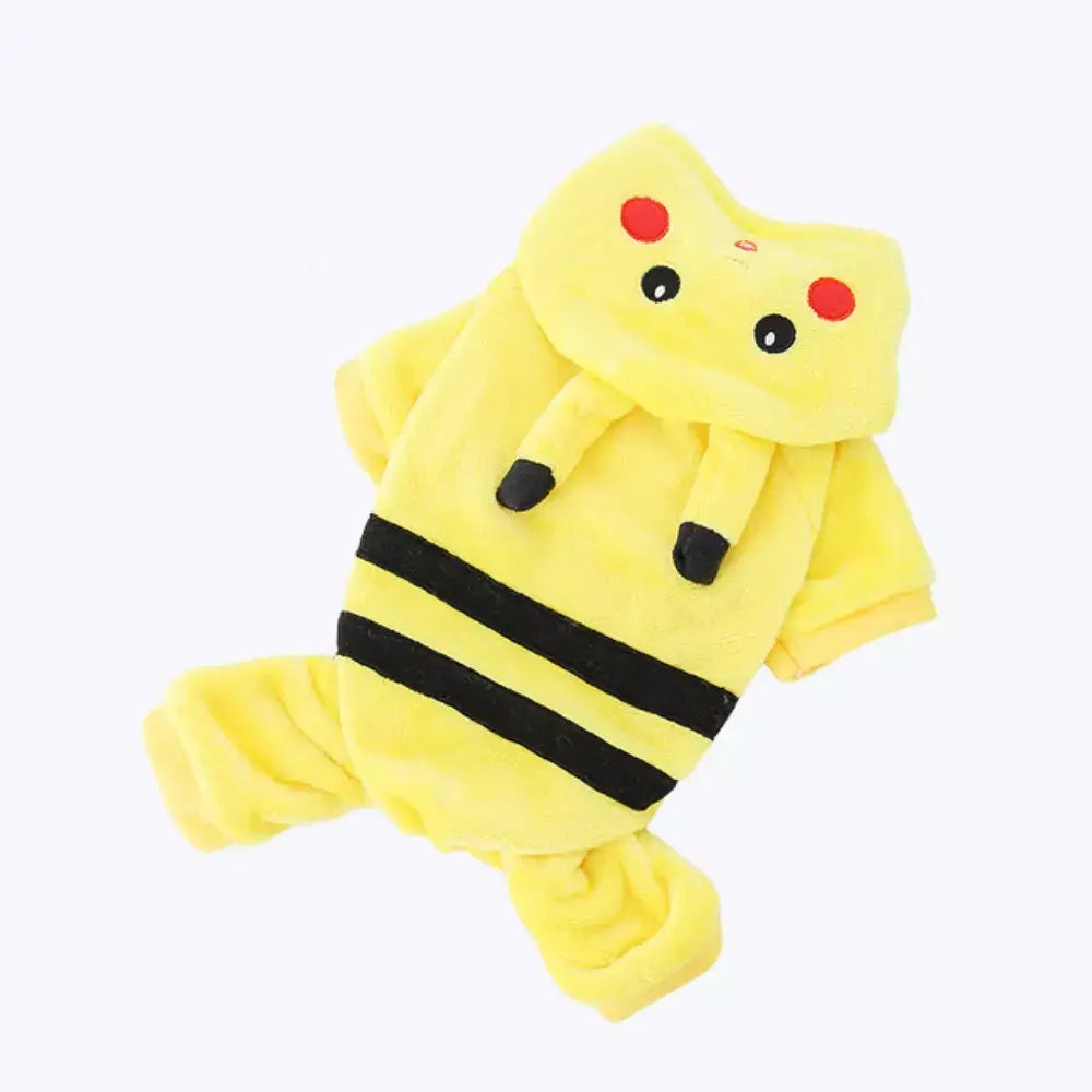 Pikachu Costume for Cat Cute Halloween Pet Outfit
