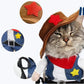 Cat Cowboy Costume for Kids and Pets Western Dress Up Outfit