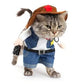 Cat Cowboy Costume for Kids and Pets Western Dress Up Outfit