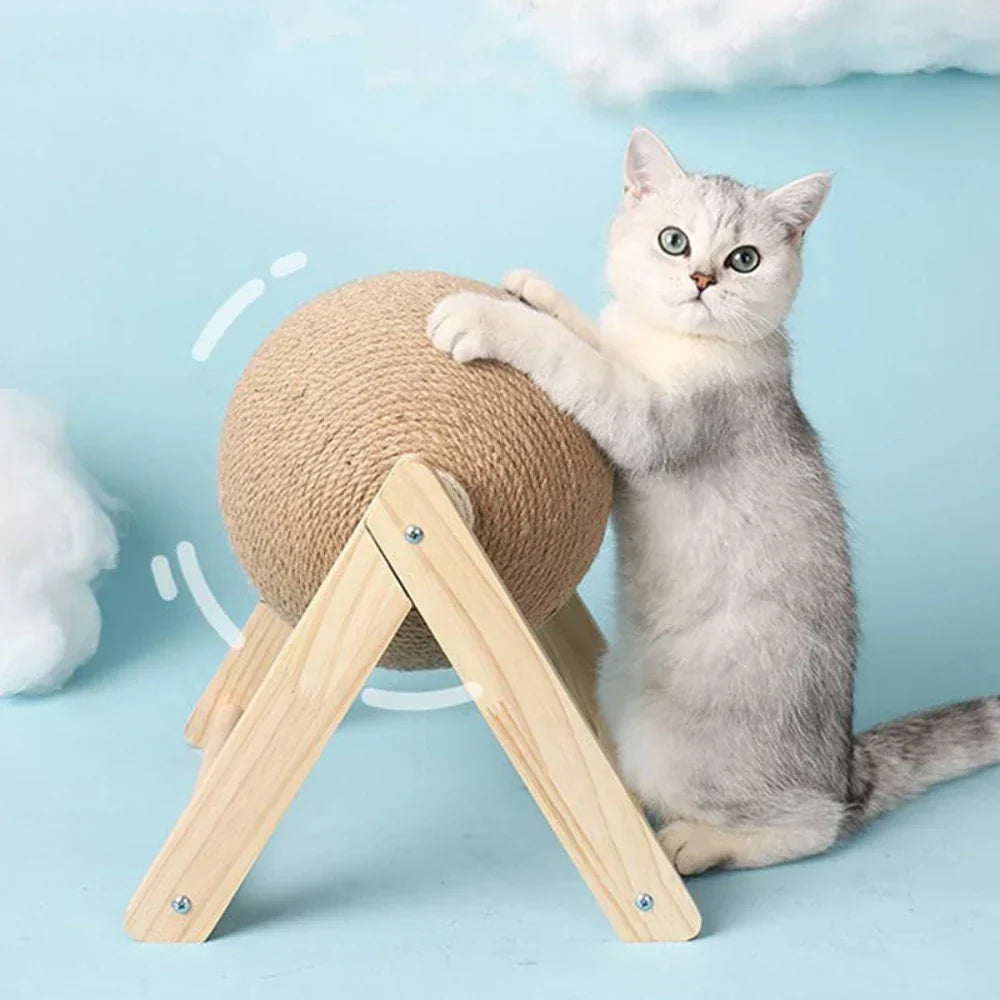 Cat Scratching Ball Toy Interactive Cat Scratcher Durable Play Ball for Cats