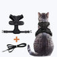 Escape Proof Cat Harness Adjustable No Escape Kitten Harness with Leash