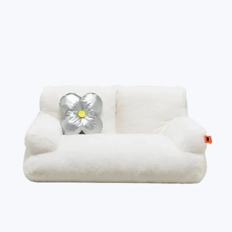 Cat Sofa Bed Plush Pet Couch Comfortable Cat Furniture
