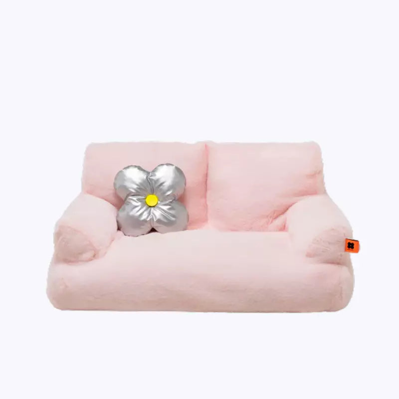Cat Sofa Bed Plush Pet Couch Comfortable Cat Furniture