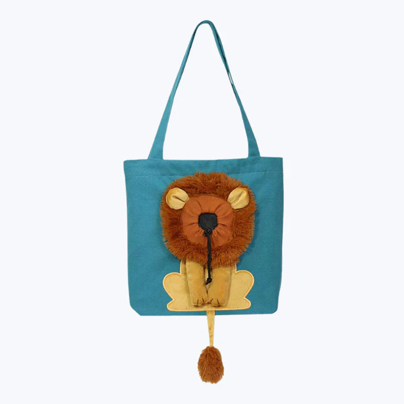 Lion Cat Print Tote Bag Canvas Shopper Reusable Eco Friendly Handbag
