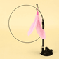 Cat Fishing Toy with Suction Cup Interactive Cat Wand Toy for Cats