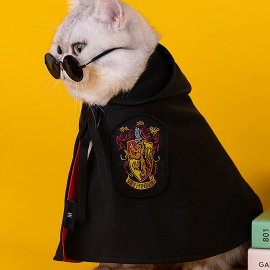 Harry Potter Cape Costume for Cats and Dogs Pet Dress Up