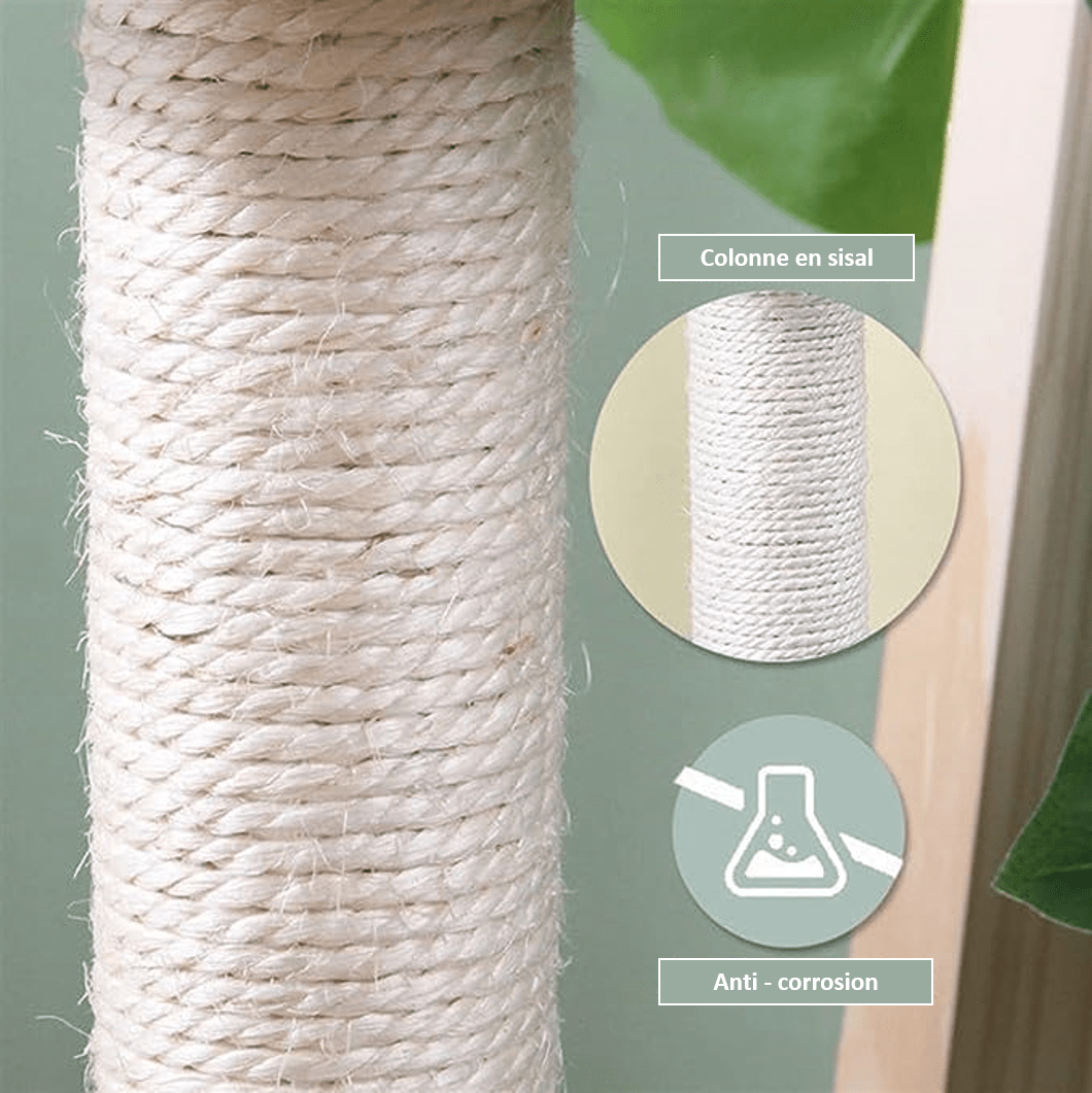 KiTree™ Small Cat Tree Tower with Scratching Post and Perches
