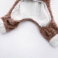 Fleece Cat Costume Soft Warm Pet Outfit for Cats