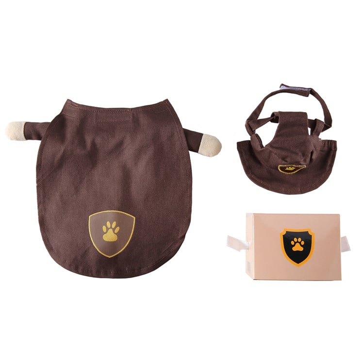 Pet Delivery Driver Costume for Dogs and Cats Package Carrier Outfit