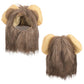 Lion Mane Wig Cat Costume Pet Halloween Dress Up