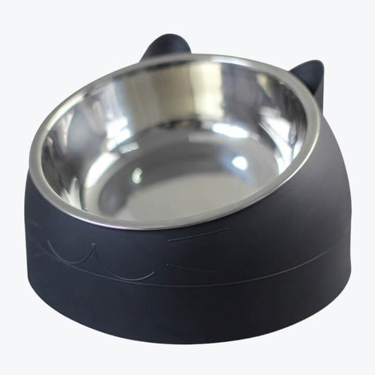Elevated Cat Feeding Bowl Raised Pet Food Dish for Cats