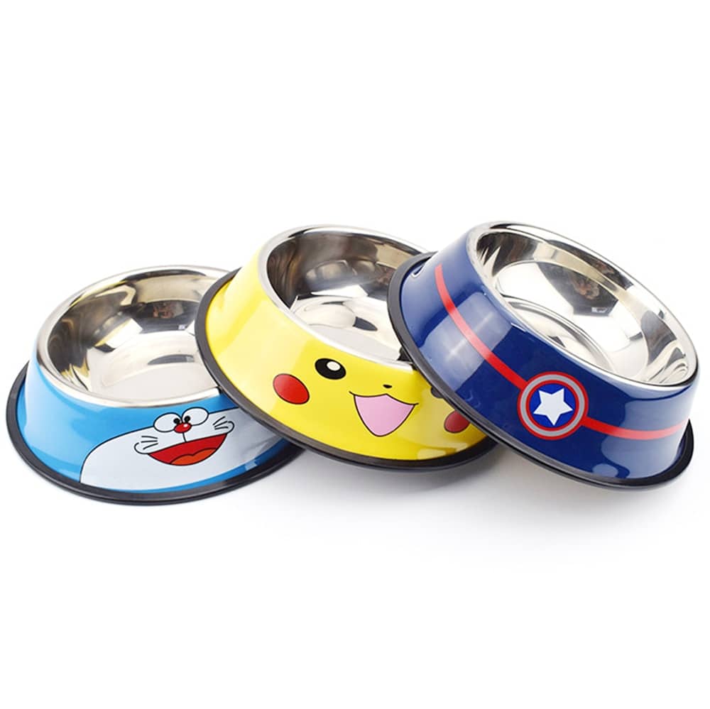 Pikachu Pet Bowl for Dogs and Cats Pokemon Food Water Dish