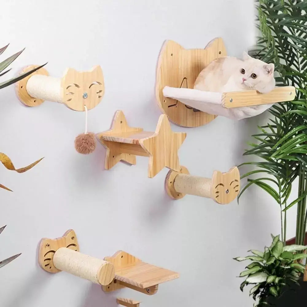 Wall Mounted Cat Hammock Durable Cozy Cat Bed for Small Pets