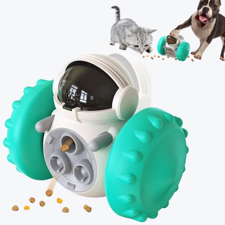 Astronaut Dog Treat Dispenser Toy Interactive Chew Toy for Pets