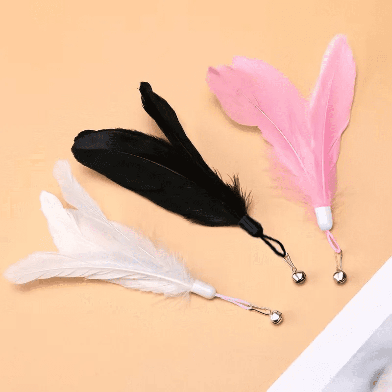 Cat Fishing Toy with Suction Cup Interactive Cat Wand Toy for Cats