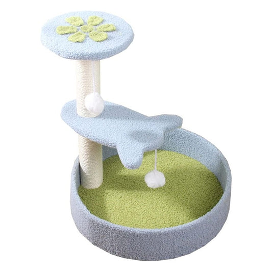 KiTree™ Small Cat Tree Tower with Scratching Post and Perches