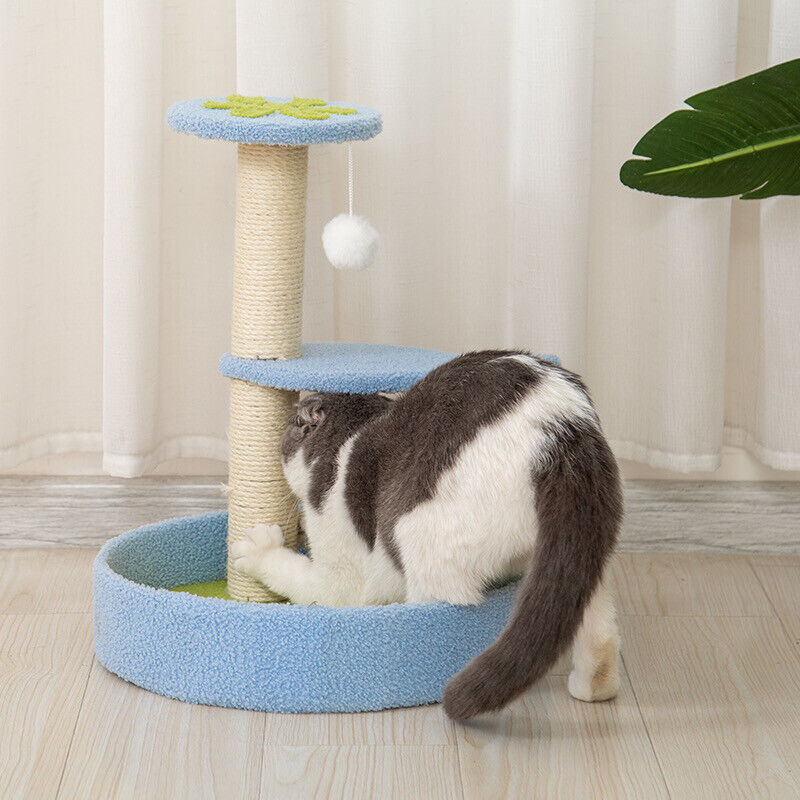 KiTree™ Small Cat Tree Tower with Scratching Post and Perches