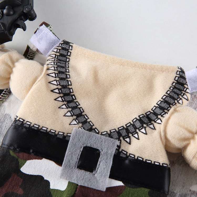 Military Costume for Dogs and Cats Pet Army Outfit